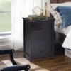 Tangkula 3 Drawers Nightstand End Table Storage Wood Side Bedside Black -Beauty house GUEST 05544a06 ffbc 458b ad08 3c0b1256f4ad