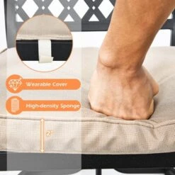 Tangkula 5PCS Patio Rattan Dining Set With Soft Cushions 4 Swivel Chairs With Dining Table For Poolside&Garden Grey -Beauty house GUEST 0579e097 97a4 4a42 ab53 0e12c0b4d126