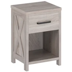 Tangkula Nightstand Sofa Side Table Rustic End Table W/ Drawer & Shelf For Living Room -Beauty house GUEST 0ad8a985 5993 464a 8a71 9832d37b31a2