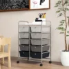 Tangkula 10-Drawer Rolling Storage Cart Tools Scrapbook Paper Organizer On Wheels Black Gradient -Beauty house GUEST 0d80de26 b199 41e7 b1c3 f979ec4c1a0c