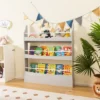 Tangkula 3-Tier Kids Bookshelf Toy Storage Bookcase Rack Wall W/ Anti-toppling Kits -Beauty house GUEST 0e92b235 d332 46c4 ae4a 0e9120a7ab55
