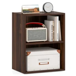 Tangkula 2-Tier Storage Night Stand Open Display Shelf MDF End Table -Beauty house GUEST 10c4f29f d5e6 4f30 a5b2 625ae2214407