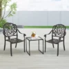 Tangkula 4 Pieces Cast Aluminum Chairs Set Of 2 Stackable Patio Dining Chairs W/ Armrests -Beauty house GUEST 10caebad 482c 4e4e 8e97 521611e31833