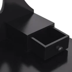 Tangkula Mirrored Dressing Table Wooden Vanity Makeup Unit W/ Cushioned Stool -Beauty house GUEST 138ddb5c a953 4c2d 866e 0b1eaf8d25b9