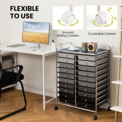 Tangkula Office Rolling Cart 20 Storage Drawers Scrapbook Paper Studio Organizer Gray 13 Tangkula Office Rolling Cart 20 Storage Drawers Scrapbook Paper Studio Organizer Gray -Beauty house GUEST 1514e6f4 5097 4877 bce7 6ce5c47ad0de
