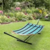 Tangkula Hammock Chair With Stand Portable Bag Cushion Pillow Heavy Duty Frame -Beauty house GUEST 19180c9f 3ba7 4fa3 903e 5c3b71403bd2