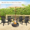 Tangkula 2PCS Wooden Adirondack Chair W/Ergonomic Design Outdoor Lounge Armchair Acacia Wood Chair For Yard&Patio -Beauty house GUEST 23ce77b2 aabb 4ec8 9741 4274db2091c4