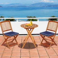 Tangkula 3PCS Folding Patio Conversation Set Acacia Wood Bistro Set W/ Cushions 16 Tangkula 3PCS Folding Patio Conversation Set Acacia Wood Bistro Set W/ Cushions -Beauty house GUEST 2abd3787 dedd 48c2 a8f3 6f63ba022b11