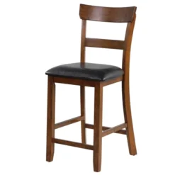 Tangkula Set Of 4 Bar Stools Vintage Wooden Dining Chair For Kitchen, Bistro Brown&Black -Beauty house GUEST 2ef25c4a e911 4415 a26a 21eb5397df73