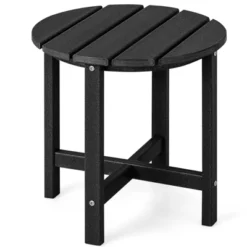 Tangkula 2PCS 18"Adirondack Side Table Weather Resistant HDPE Garden Patio -Beauty house GUEST 32e46bbf 0859 428d 899f 32706447d166