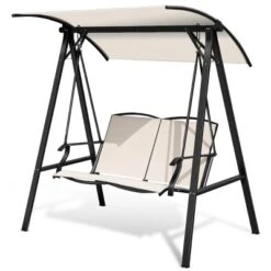 Tangkula Outdoor Patio Swing Loveseat Hammock Hanging Chair Beige -Beauty house GUEST 35038e2d bf4c 40dd b73e 77b9f95477b5