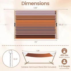 Tangkula Patio Hammock Foldable Portable Swing Chair Bed Detachable Pillow Blue & Green 19 Tangkula Patio Hammock Foldable Portable Swing Chair Bed Detachable Pillow Blue & Green -Beauty house GUEST 357d8ae4 d568 4d83 8289 3eda9c0c12b7