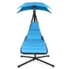 Tangkula Patio Hammock Chair Floating Hanging Chaise Lounge Chair W/ Canopy -Beauty house GUEST 37ece739 747e 4ba5 a2a3 1f60baca1aec