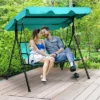Tangkula Outdoor Swing Canopy Patio Swing Chair 3 Person Canopy Hammock Blue -Beauty house GUEST 393b335f 74db 49cf bcd7 52c2f99f7f1a