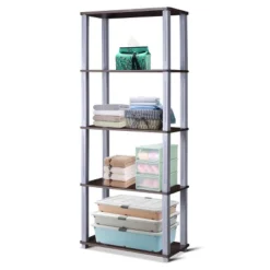 Tangkula 5-Tier Storage Rack Display Shelves Bookshelf For Home Office -Beauty house GUEST 3abcbd62 fe7f 46ee 9231 29934e065cb1