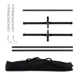 Tangkula 2-Person Heavy-Duty Hammock Stand W/ Storage Bag Portable 450 LBS Capacity -Beauty house GUEST 3bd36487 7945 472b a9fb ed7299e9d117