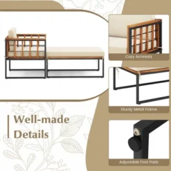 Tangkula 2pcs Outdoor Chaise Lounge Chair Acacia Wood Heavy Duty 1200 Lbs Weight Capacity 13 Tangkula 2pcs Outdoor Chaise Lounge Chair Acacia Wood Heavy Duty 1200 Lbs Weight Capacity -Beauty house GUEST 3c13a887 1a69 4ab1 8a89 50f18726f47e