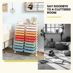 Tangkula Office Rolling Cart 20 Storage Drawers Scrapbook Paper Studio Organizer Macaron -Beauty house GUEST 3d5ca658 7333 4aad bc73 63d52f21ce9b