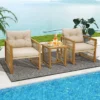 Tangkula 3PCS Patio Acacia Wood PE Wicker Furniture Set W/ Soft Seat & Back Cushions 1 Tangkula 3PCS Patio Acacia Wood PE Wicker Furniture Set W/ Soft Seat & Back Cushions -Beauty house GUEST 3dc7efc8 5e61 4f74 87e0 e7f366975020