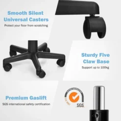 Tangkula Armless Mesh Office Chair Ergonomic Swivel Computer Desk Chair Height Adjustable Task Chair For Adults And Kids -Beauty house GUEST 40aebd33 2d93 46f8 8fdb b9e8d7777c7d