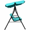Tangkula Blue Outdoor Swing Canopy Patio Swing Chair 2-Person Canopy Hammock -Beauty house GUEST 4180da3e 66a3 4db1 9828 ca7c65b84d71