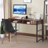 Tangkula Computer Desk Study Writing Table W/2 Drawers Workstation For Home Office -Beauty house GUEST 431f1053 d600 4c2a 98e8 233f34e4b780