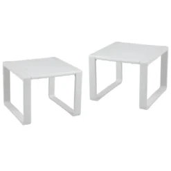 Tangkula Outdoor Side Table Set Of 2 18" Weather Resistant Adirondack Table Patio -Beauty house GUEST 48f831dc 3ed4 4e18 9c4d 4d3f80da1914