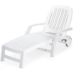 Tangkula 2 PCS Patio Lounge Chair Chaise Recliner Adjustable Backrest All Weather For Outdoor&Indoor Wheels White 12 Tangkula 2 PCS Patio Lounge Chair Chaise Recliner Adjustable Backrest All Weather For Outdoor&Indoor Wheels White -Beauty house GUEST 4a302f20 3039 466f 9a14 0252d5702f1b
