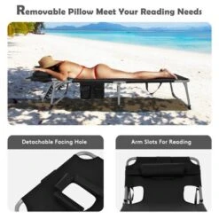 Tangkula Beach Lounge Chair Reclining Chair With 5 Adjustable Positions Detachable Pillow &Hand Ropes Blue/Black/Gray/Turquoise/Beige/Pink 20 Tangkula Beach Lounge Chair Reclining Chair With 5 Adjustable Positions Detachable Pillow &Hand Ropes Blue/Black/Gray/Turquoise/Beige/Pink -Beauty house GUEST 4c011132 65d1 401e 80c4 37bf48d2340d