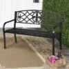 Tangkula Loveseat Metal Garden Bench Heavy-duty Park Loveseat Chair Seat -Beauty house GUEST 4c59d950 048f 4adc abc5 35ffa0e5309a