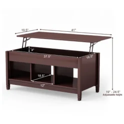 Tangkula Multifunctional Modern Lift Top Coffee Table Desk Dining Furniture -Beauty house GUEST 51fd09a3 f690 49e6 8f26 b625622a083d