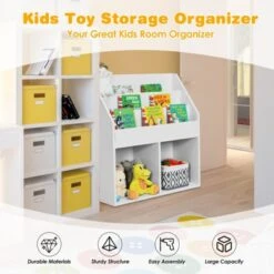 Tangkula Kids Wooden Bookshelf Bookcase Display Rack Toy Storage Cabinet Organizer Holder For Kids Room&Nursery 12 Tangkula Kids Wooden Bookshelf Bookcase Display Rack Toy Storage Cabinet Organizer Holder For Kids Room&Nursery -Beauty house GUEST 53719f26 cbec 40d6 90ec a23d0ace5c63