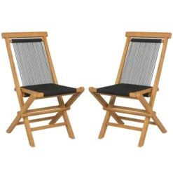 Tangkula 2PCS Folding Chairs W/ Quick-Folding Portable Design Woven Rope Seat Porch Patio -Beauty house GUEST 545cd6d3 26fb 45df 8690 af08dd2aba1e