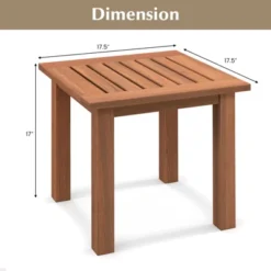 Tangkula 1PC/2PCS Patio Hardwood End Table Square Side Table With Slatted Tabletop Small Coffee Bistro Table Indoor Outdoor Side Table 19 Tangkula 1PC/2PCS Patio Hardwood End Table Square Side Table With Slatted Tabletop Small Coffee Bistro Table Indoor Outdoor Side Table -Beauty house GUEST 59b524bb 0705 4eb3 9120 f4acdc0f647c
