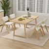Tangkula Set Of 4 Dining Chairs Folding Kitchen Chair W/ Rubber Wood Legs Padded Seat -Beauty house GUEST 5a57130d 528a 48b4 b656 46752fc97c93