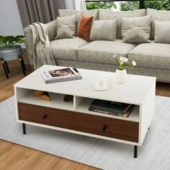 Tangkula Coffee Table Modern Rectangle W/ Storage Shelf & Drawers Living Room Furniture 13 Tangkula Coffee Table Modern Rectangle W/ Storage Shelf & Drawers Living Room Furniture -Beauty house GUEST 5abc5f5f c709 4c91 9db1 ed34f0f4b525