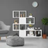 Tangkula 5-Shelf Modern Ladder Corner Bookshelf Display Storage Rack For Home&Office -Beauty house GUEST 5ae23bc1 430f 4238 84c9 b25f209f7196