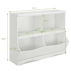 Tangkula Multi-Bin Kids Toy Storage Organizer Toy Display Shelf Bookcase -Beauty house GUEST 5ae60cdb ca45 4885 98b8 f8285b24030c