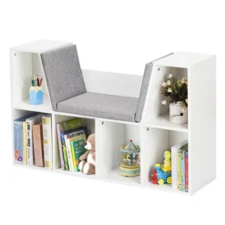 Tangkula Storage Cabinet Kids Bookcase Multi-Functional Display Shelf With 6 Cubby -Beauty house GUEST 5c7faede 7ac8 42ff b30a c2a2ab32e42d