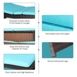 Tangkula 2-Piece Patio Adjustable Rattan Chaise Lounge Chair Folding Reclining Wicker Chair -Beauty house GUEST 5c9672ff a1ca 49cd b6b6 b31541605ad2