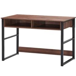 Tangkula Computer Desk Study Writing Table W/2 Drawers Workstation For Home Office -Beauty house GUEST 5ca20fd8 5804 4eb7 a3e7 e38dc8063d29