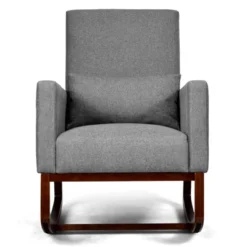 Tangkula 2-in-1 Upholstered Rocking Chair With Wood Leg & Pillow Relax Sofa Chair Light Grey/Beige/Dark Gray 24 Tangkula 2-in-1 Upholstered Rocking Chair With Wood Leg & Pillow Relax Sofa Chair Light Grey/Beige/Dark Gray -Beauty house GUEST 5f5218cd e5cc 4a7a 8198 e10601212c46