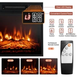 Tangkula 48" TV Stand Console Cabinet W/ Fireplace Entertainment Center For Living Room -Beauty house GUEST 5fcee57a 2c67 48b6 b9b8 99268ac73ab5