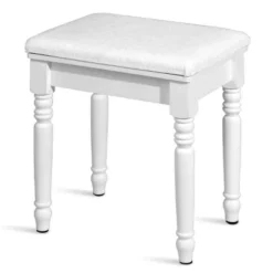 Tangkula 7 Drawers Tri-Folding Vanity Mirror Makeup Dressing Table Set W/ Necklace Hook -Beauty house GUEST 61634fc5 8561 4dbf b7ce 11ba8006b7b2