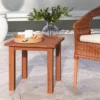 Tangkula 1PC/2PCS Patio Hardwood End Table Square Side Table With Slatted Tabletop Small Coffee Bistro Table Indoor Outdoor Side Table -Beauty house GUEST 6360f468 bea1 4e04 91f6 7eda4145530b