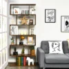 Tangkula 6-Tier S-Shaped Wooden Bookshelf Storage Bookcase Multifunctional Display Stand Shelf -Beauty house GUEST 66cc9596 5e54 4f9c b924 e3a04c96c470