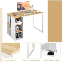 Tangkula Home Office Computer Desk Laptop Table Writing Workstation W/ 5 Cubbies -Beauty house GUEST 6a54d13a 619f 4d5a b1f6 f90a358fbc8b