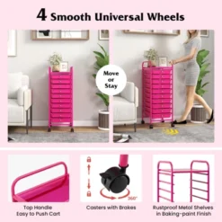 Tangkula 10 Drawer Rolling Cart Storage Cart With Removable Drawers Home Multipurpose Organizer Storage Unit 16 Tangkula 10 Drawer Rolling Cart Storage Cart With Removable Drawers Home Multipurpose Organizer Storage Unit -Beauty house GUEST 6a59492a 8428 4eed b598 76197c434e70