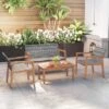 Tangkula 8 Pieces Patio Furniture Set PE Rattan Patio Bistro Set W/ Loveseat -Beauty house GUEST 6a6dfdb7 ec57 4724 bb45 0376cb900596