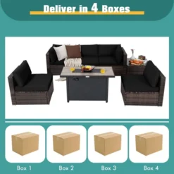 Tangkula 7PCS Patio Rattan Furniture Set Fire Pit Table Cover Cushion 21 Tangkula 7PCS Patio Rattan Furniture Set Fire Pit Table Cover Cushion -Beauty house GUEST 6b0d3781 bee0 4015 8757 3986f7e85a84